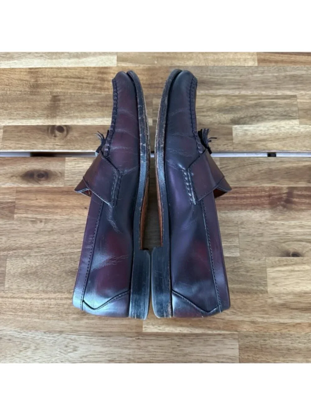 Allen Edmonds Stowe Tassel Loafer Size 10.5 D Brown Genuine Leather Made In‎ USA